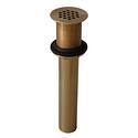 Grid Bathroom Drain No Overflow Solid Brass Construction - Barclay Products Thumbnail - 1