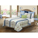 Luxury Premium Quilt Set 3PC Microfiber Bedding - S & Co. Thumbnail - 1
