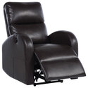 Coaster Grant Upholstered Power Recliner Chair Brown Thumbnail - 1