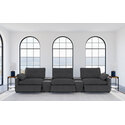 Coaster Collins 5-piece Power Reclining Home Theater Seating Dark Grey Thumbnail - 1