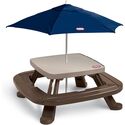 Little Tikes Kids Picnic Table - Foldable Outdoor Table for 6-8 Children Thumbnail - 1