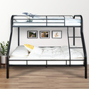 Naomi Home Hollywood Metal Bunk Bed Frame Full Size For Adults and Kids Thumbnail - 1