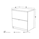 White Standard Lateral File Furniture - Bestar Thumbnail - 1