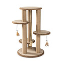 Prevue Pet Products Cat Scratching Post with Toys - Multi-Level & Tassels Thumbnail - 1