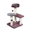 Prevue Pet Products Cat Play Palace - Plush & Jute Cat Tree with Scratching Posts Thumbnail - 1