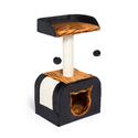 Prevue Pet Products Tiger Hideaway Cat Tree - Plush & Scratching Post Thumbnail - 1