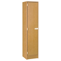 ID Systems Single Locker Storage, Locking Door, 72" High Upper and Lower Shelves-16" D x 18" W x 72" H Thumbnail - 1