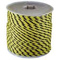 T.W . Evans Cordage 3/8" X 600' YELLOW & BLACK TWISTED POLYPRO ROPE Thumbnail - 1