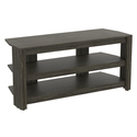 S & Co. Tv Stand 42L Dark Grey 2 Open Concept Shelves Thumbnail - 1