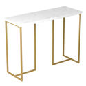 S & Co. Entryway Table/Console Table/Sofa Couch Table/Accent Table-39"Long/Marble with Gold Metal for Living Room Thumbnail - 1