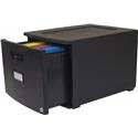 Storex 1-Drawer Lateral Filing Cabinet - Thumbnail 2
