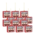 Melrose International Gnome Ornament (Set of 12) 3.75"H Glass Thumbnail - 1