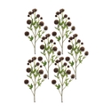 Melrose International Brown Allium Floral Spray (Set of 6) Thumbnail - 1