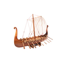 Old Modern Handicrafts Drakkar Viking Historic Boat Model - Thumbnail 5