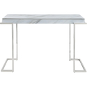 Camden Isle Modern Silver Console Table with Chrome Legs - Camden Isle Thumbnail - 1