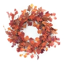 Melrose International Fall Oak Leaf Wreath 21"D Thumbnail - 1