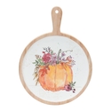 Melrose International Watercolor Pumpkin Cutting Board (Set of 2) Thumbnail - 1