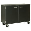 ID Systems Mobile Band/Orchestra Folio Storage - 51 Compartments with Doors-48" D x 20" W x 40" H Thumbnail - 1