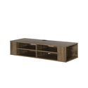 South Shore Wall Mounted Media Console Weathered Oak City Life Thumbnail - 1