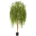 7ft. Artificial Willow Tree Nearly Natural Thumbnail - 1