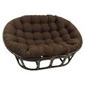 Blazing Needles 65 x 48 in. Solid Twill Double Papasan Chair Cushion (Cushion Only) Thumbnail - 1