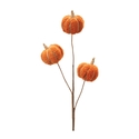 Melrose International Pumpkin Spray (Set of 2) 25.5"H Polyester/Foam Thumbnail - 1