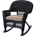 Jeco Wicker Rocking Chairs - Set of 2 - Outdoor & Patio - Thumbnail 4
