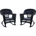 Jeco Wicker Rocking Chairs - Set of 2 - Outdoor & Patio - Thumbnail 7