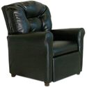 Dozydotes Kids Recliner Chair - Black Thumbnail - 1
