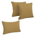 Indoor/Outdoor Throw Pillows Set with Corded Style & Removable Insert Thumbnail - 1