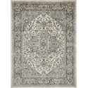 Nourison Concerto 10' x 14' Ivory Grey Farmhouse Indoor Rug Thumbnail - 1