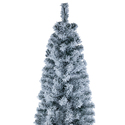 Naomi Home Snow Frosted Artificial Spruce Christmas Tree - Thumbnail 4