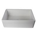 ALFI brand AB510-W White 30" Contemporary Smooth Apron Fireclay Farmhouse Kitchen Sink Thumbnail - 1