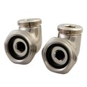 Vintage L - Shaped Modified Swing Arms for Tub Faucet Satin Nickel Brass - Kingston Brass Thumbnail - 1
