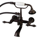 Oil Rubbed Bronze Clawfoot Tub Faucet Hand Shower Combo - Kingston Brass Thumbnail - 1