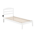 AFI , Warren Twin Extra Long Platform Bed in White Thumbnail - 1