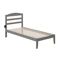 AFI , Warren Twin Extra Long Platform Bed in Grey Thumbnail - 1