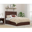 AFI NoHo Full Bed with Footboard and Twin Trundle in Walnut Thumbnail - 1