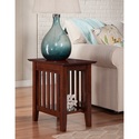 AFI Mission Solid Hardwood Side Table Set of 2 Walnut Thumbnail - 1