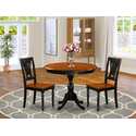 Small Round Kitchen Table Set with 2 Chairs - 36 Inch Dinette Thumbnail - 1