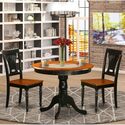 36" Dining Set - Kitchen Table & 2 Chairs - Small Spaces Thumbnail - 1