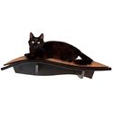 Arf Pets Cat Perch, Wall Mounted Wooden Cat Shelf, Holds up to 44 Lbs. Thumbnail - 1