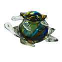 Dale Tiffany Colorful Sea Turtle Handcrafted Art Glass Figurine Thumbnail - 1