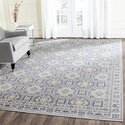 Traditional Silver/Blue Cotton Jute Rugs 12'L x 9'W Thumbnail - 1