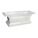 Doric Column Style Acrylic Rectangular Tub w/Base - Barclay Products Thumbnail - 1