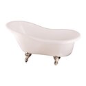 Slipper Tub Acrylic Creamy Bisque Ball Claw Feet - Barclay Products Thumbnail - 1