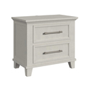 Picket House Furnishings Ivory 2-Drawer Nightstand with USB Ports Thumbnail - 1