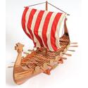 Old Modern Handicrafts Drakkar Viking Historic Boat Model - Thumbnail 16