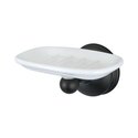 Vintage Wall Mount Porcelain Soap Dish with Screw Mounting Hardware - Kingston Brass Thumbnail - 1