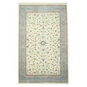 EORC Ivory Hand Knotted Wool Traditional Kashan Rug, 11'6 x 18'5 Thumbnail - 1